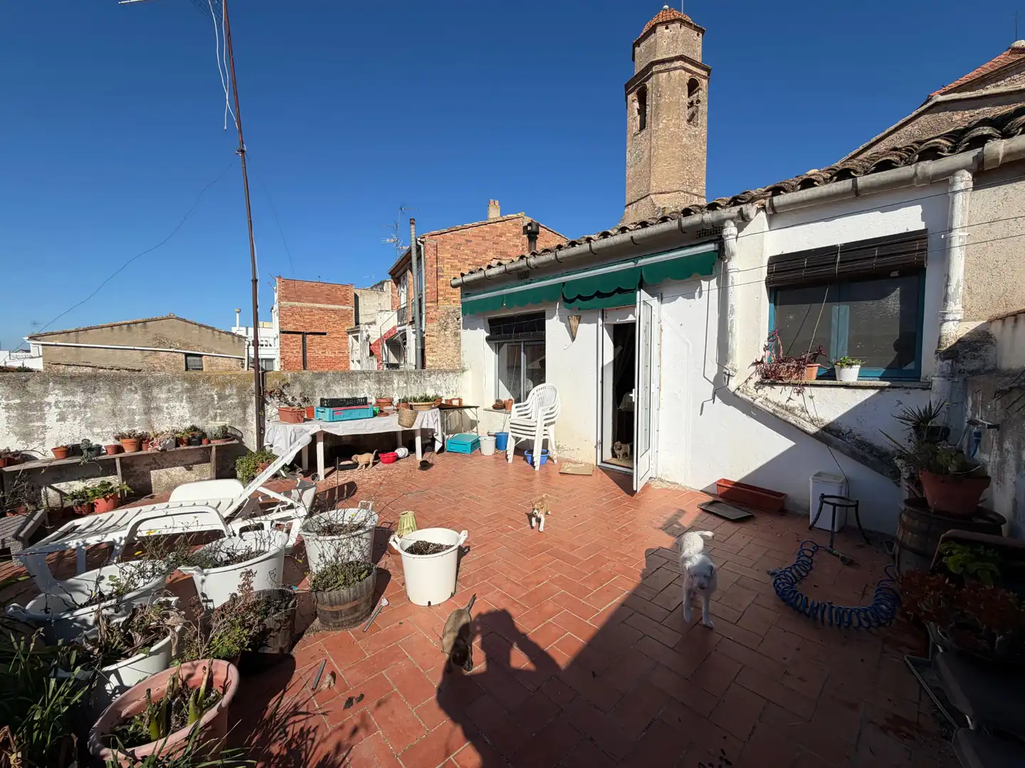 Terrassa de Casa adosada en venda en Els Guiamets amb Calefacció, Jardí privat i Terrassa