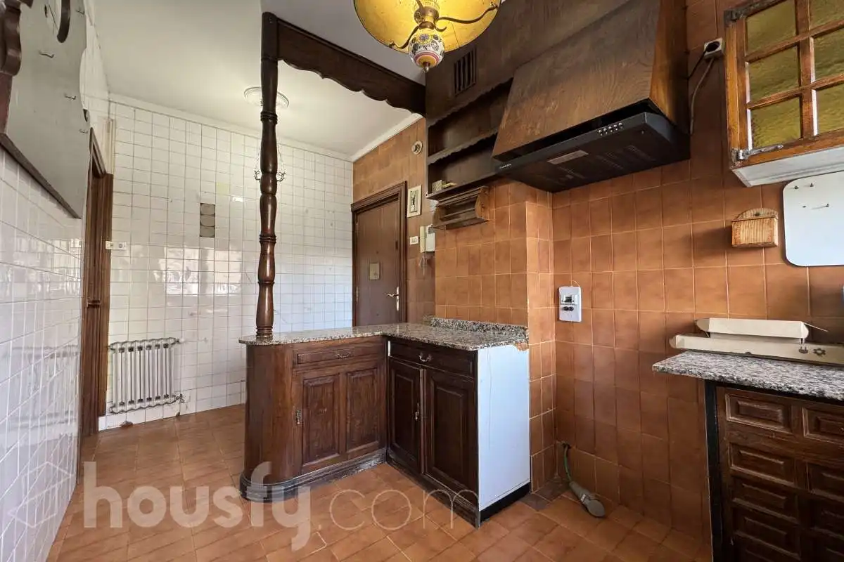 Kitchen of Flat for sale in Lugo  with Heating, Terrace and Storage room