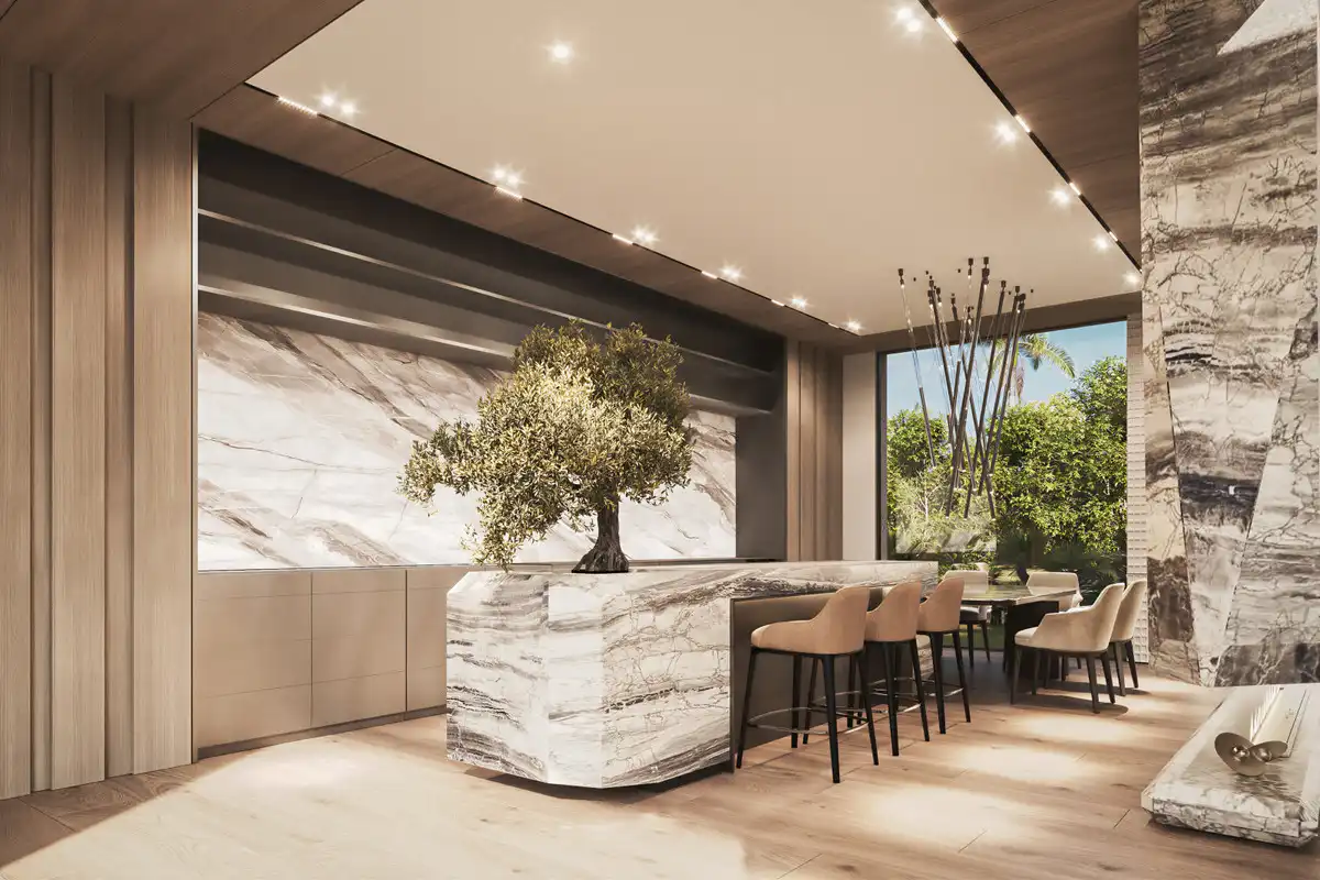 Comedor de Casa o chalet en venta en Marbella con Aire acondicionado, Jardín privado y Terraza