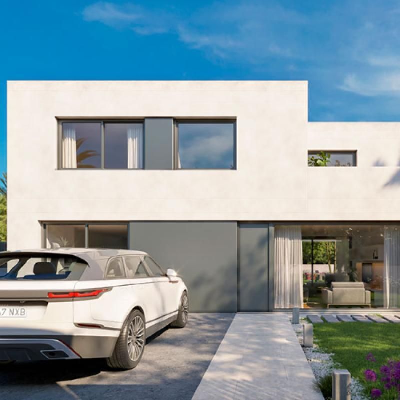 Vista exterior de Casa o xalet en venda en Santa Pola amb Jardí privat, Terrassa i Piscina