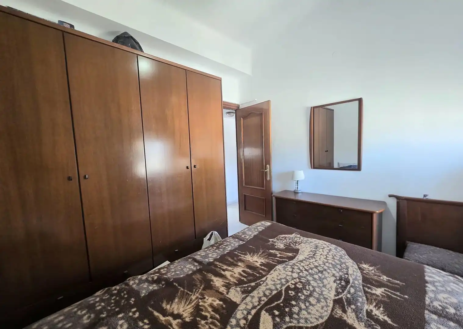 Bedroom of Flat for sale in Málaga  with Terrace, Storage room and Furnished