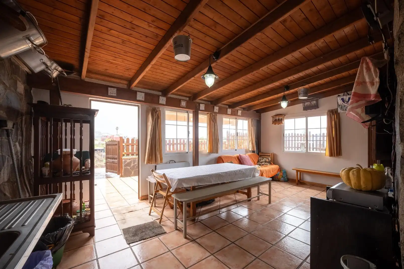 Sala de estar de Finca rústica en venta en El Sauzal