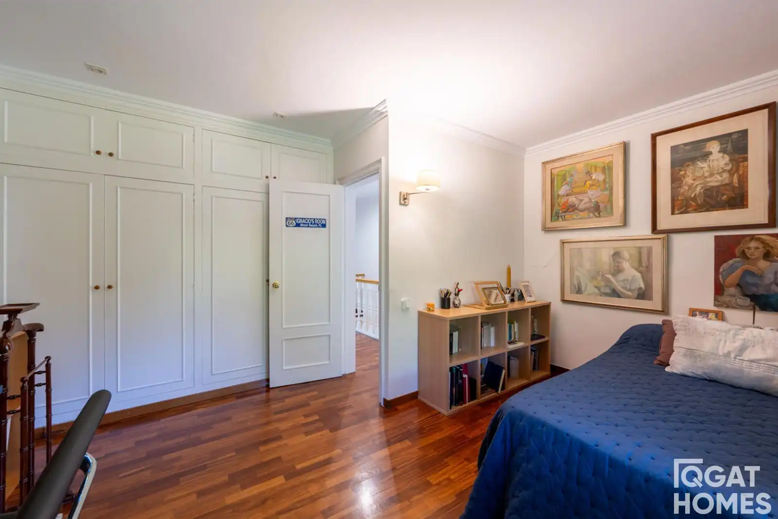 Dormitori de Casa o xalet en venda en Sant Cugat del Vallès amb Aire condicionat, Calefacció i Jardí privat