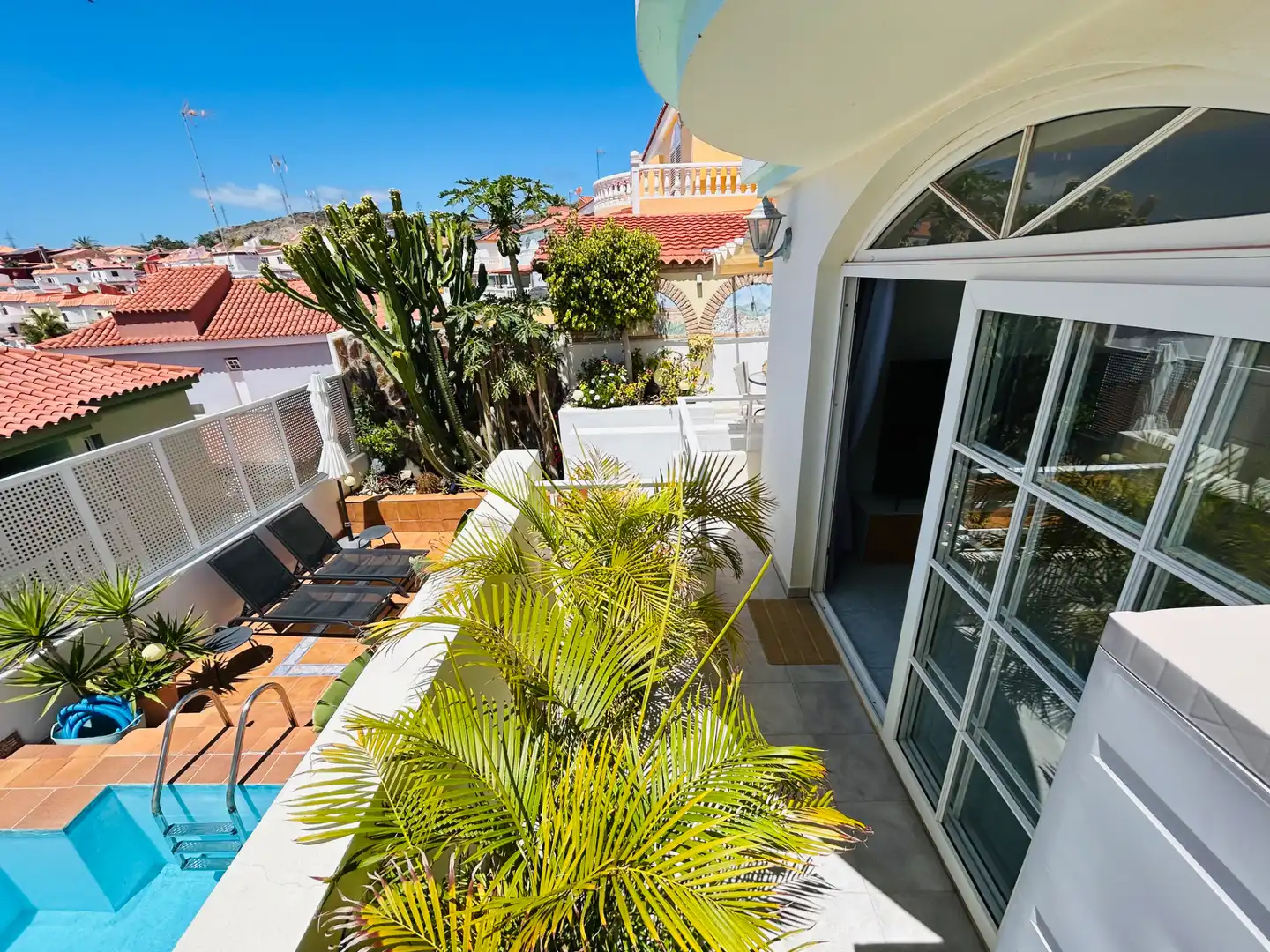 Terraza de Casa o chalet en venta en San Bartolomé de Tirajana con Aire acondicionado, Jardín privado y Terraza