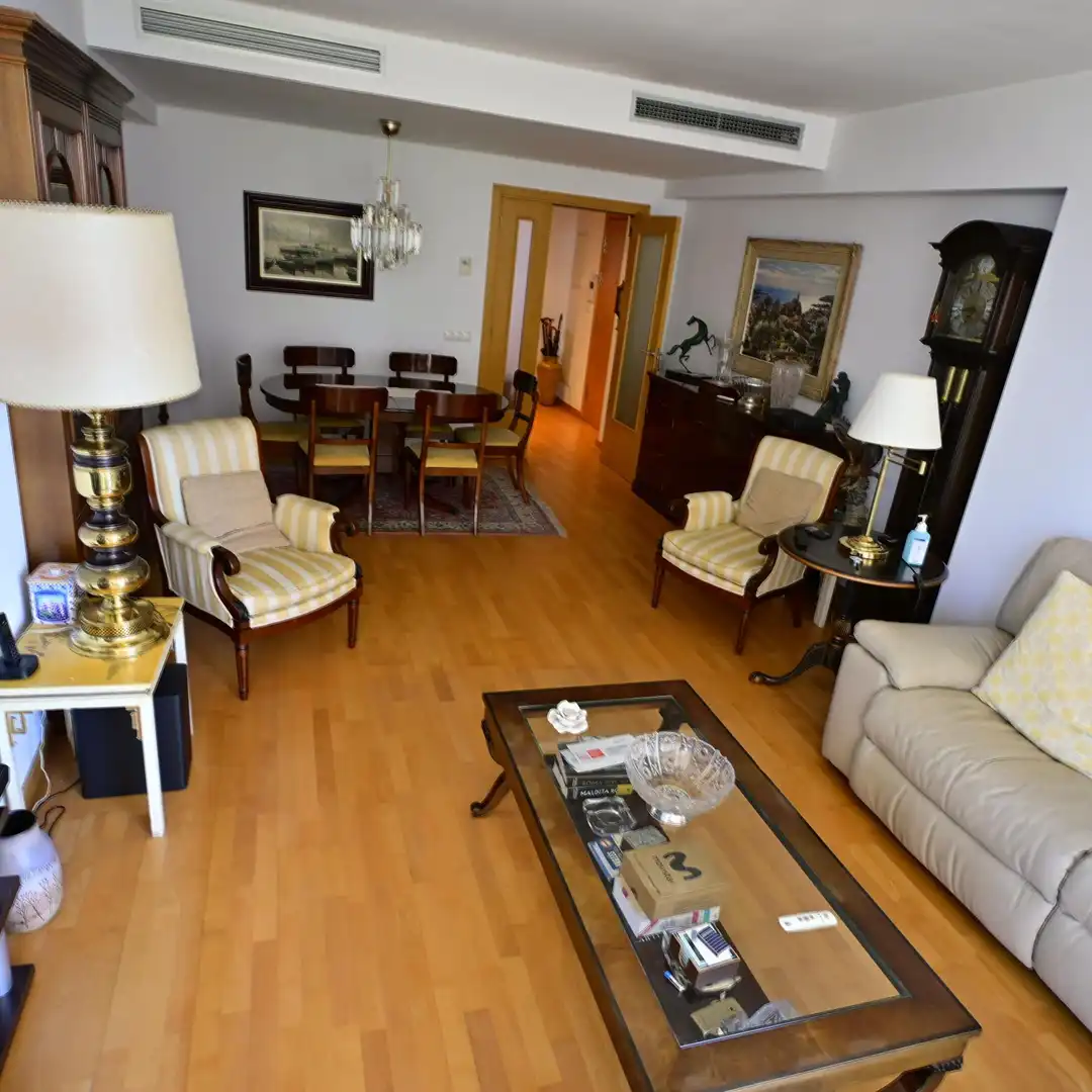 Sala de estar de Piso en venta en Mataró con Aire acondicionado, Calefacción y Terraza