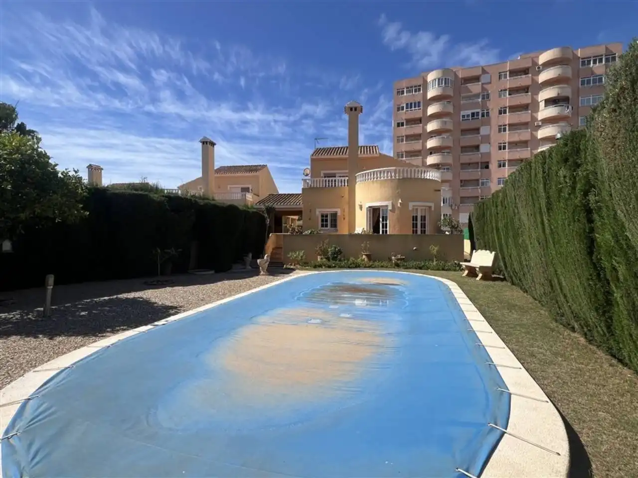 Piscina de Casa o chalet en venta en Cartagena con Aire acondicionado, Jardín privado y Terraza