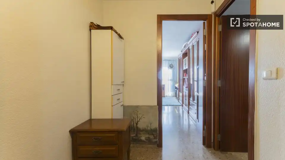 Wohnung zur Miete in Valencia mit Klimaanlage, Heizung und Möbliert