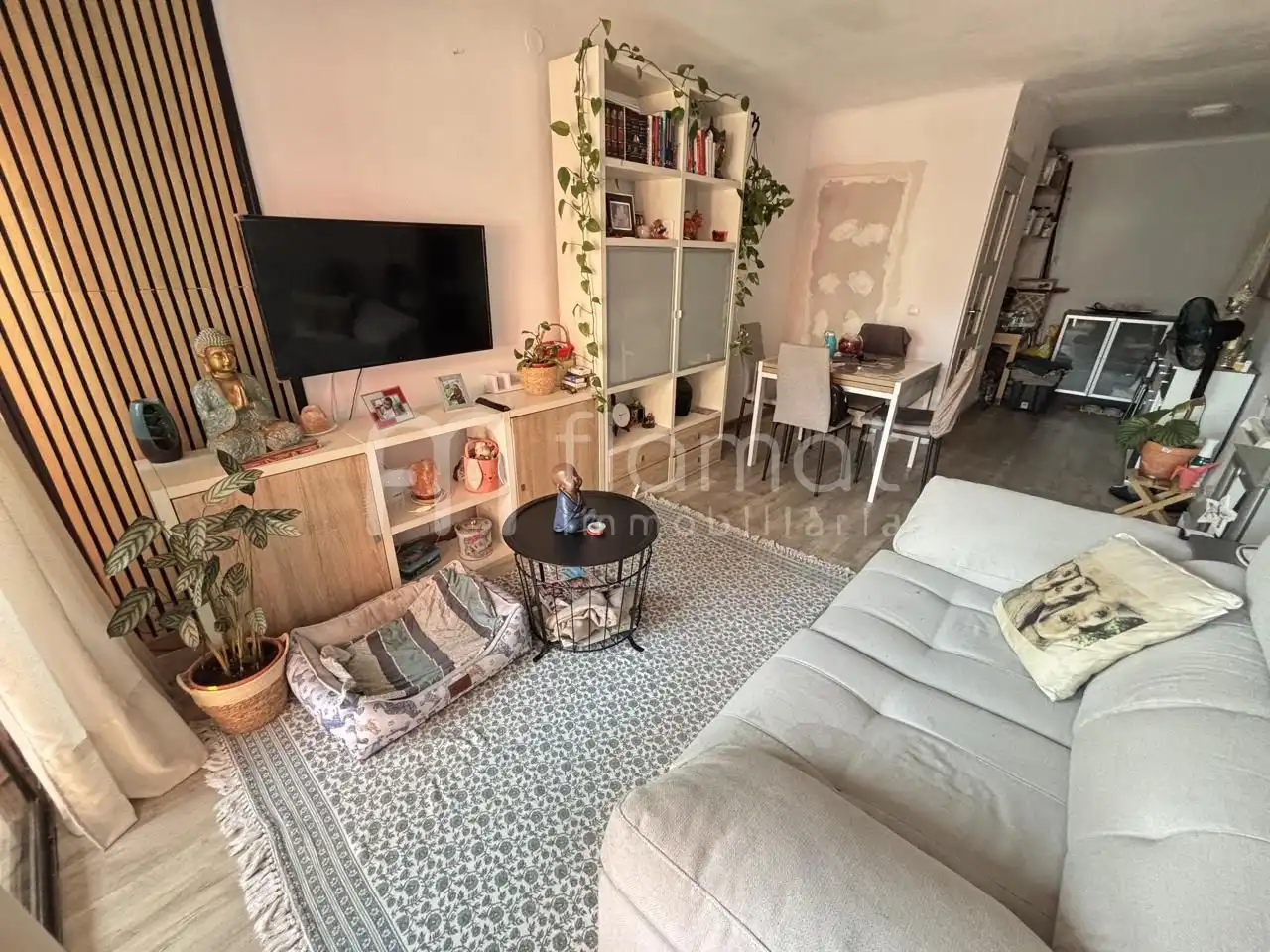 Sala d'estar de Pis en venda en Martorelles amb Calefacció, Parquet i Balcó