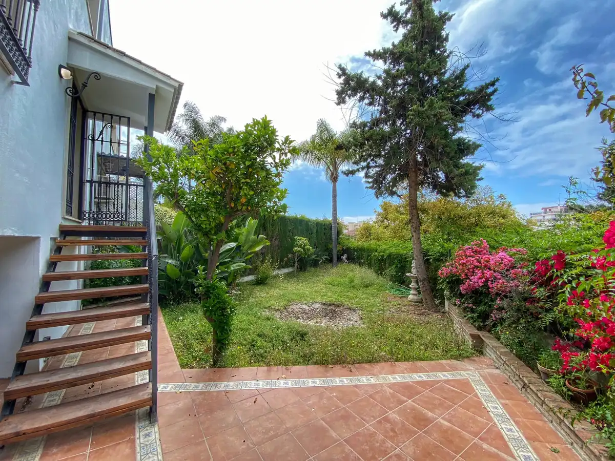 Garden of Detached homes for rent in Marbella  with Air Conditioner, Private garden and Terrace