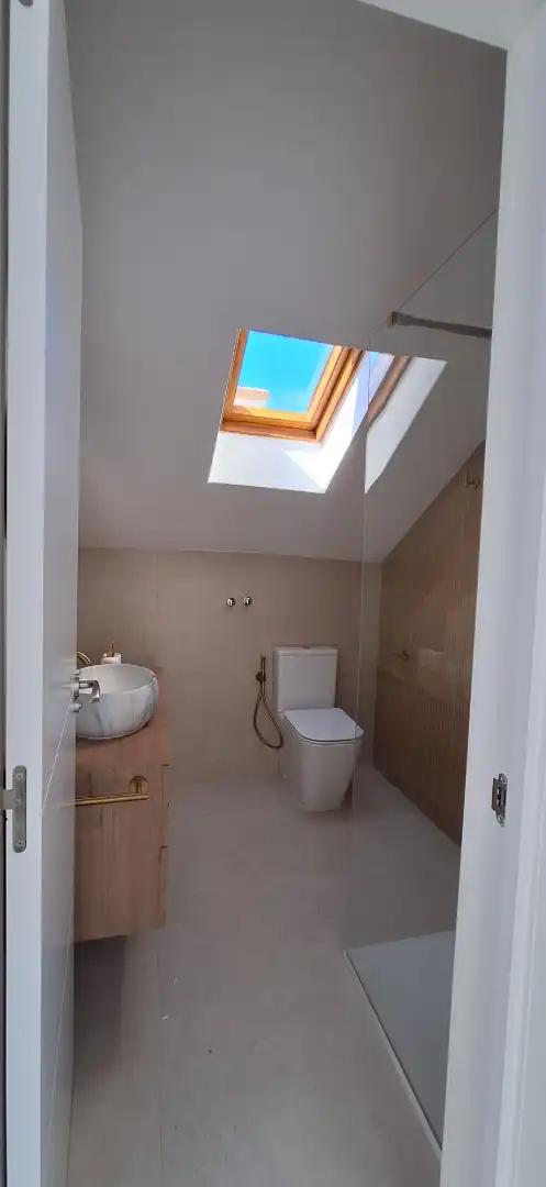 Bany de Casa adosada en venda en Benalmádena amb Aire condicionat, Jardí privat i Terrassa