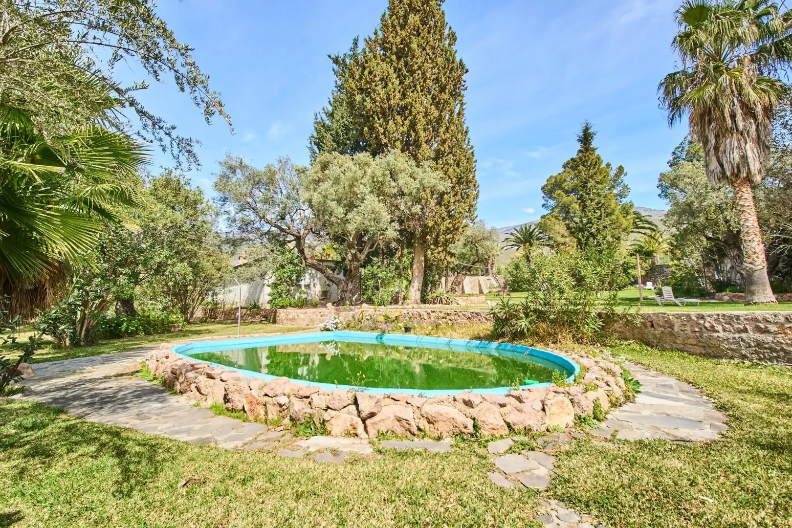 Piscina de Finca rústica en venda en Órgiva amb Jardí privat, Terrassa i Moblat