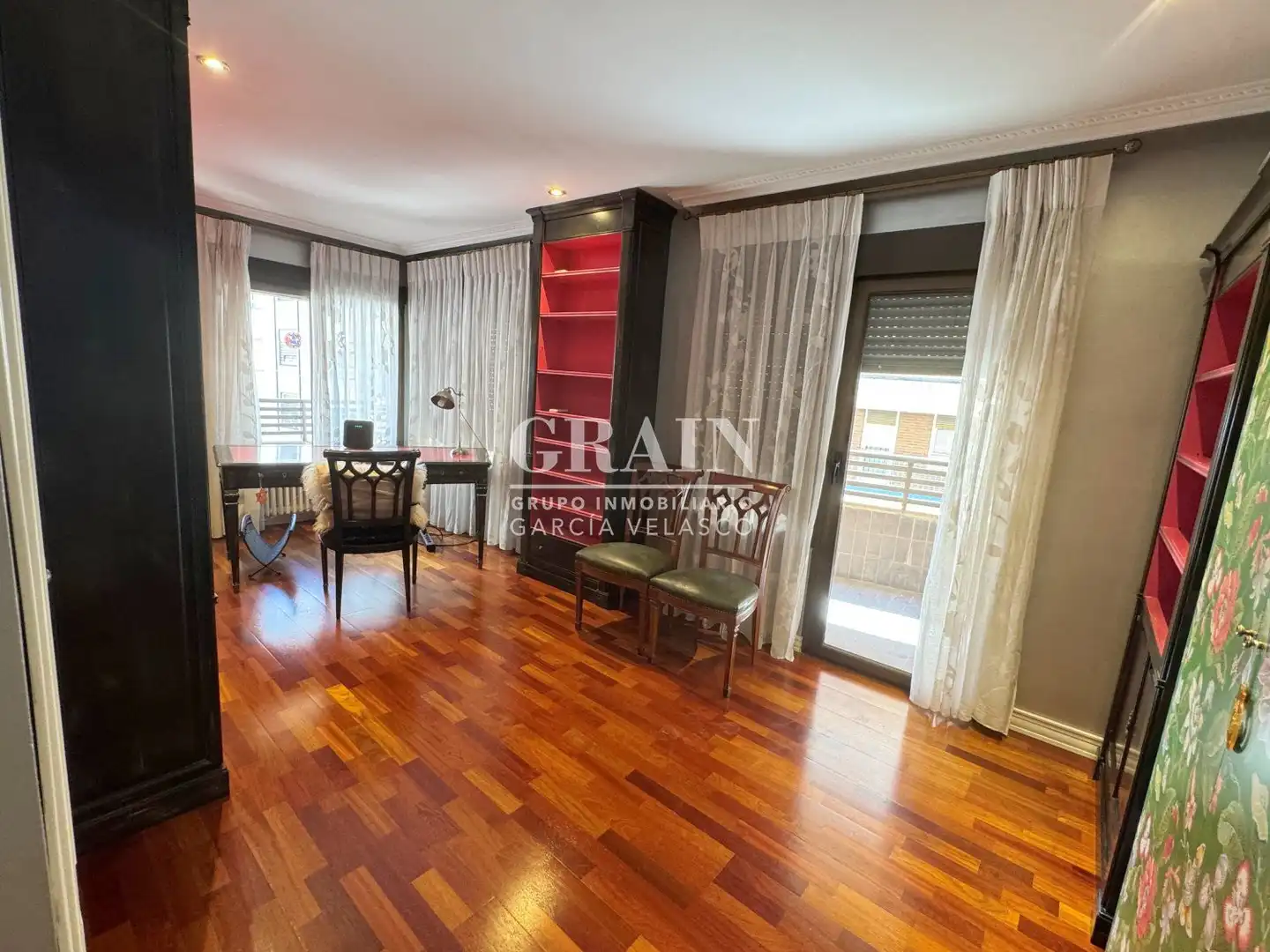 Living room of Flat for rent in Albacete  with Air Conditioner and Heating