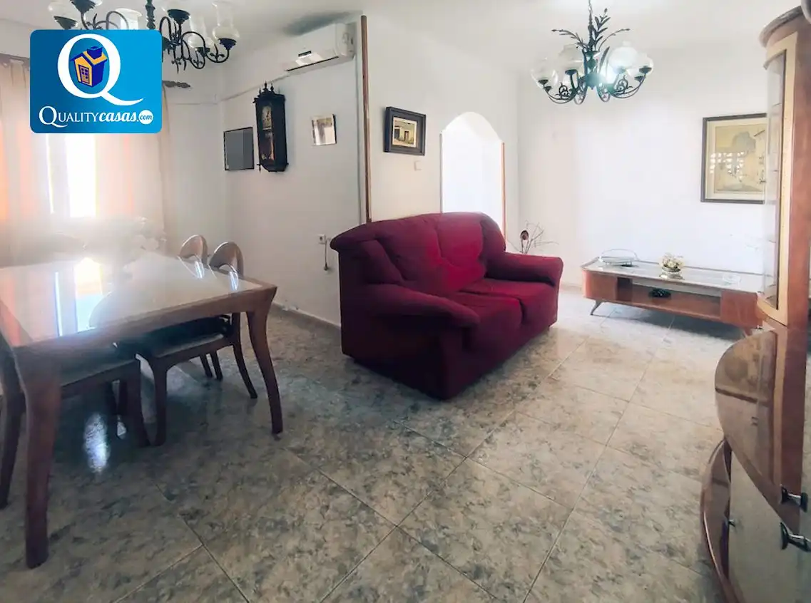 Sala d'estar de Apartament en venda en Alicante / Alacant amb Aire condicionat i Calefacció