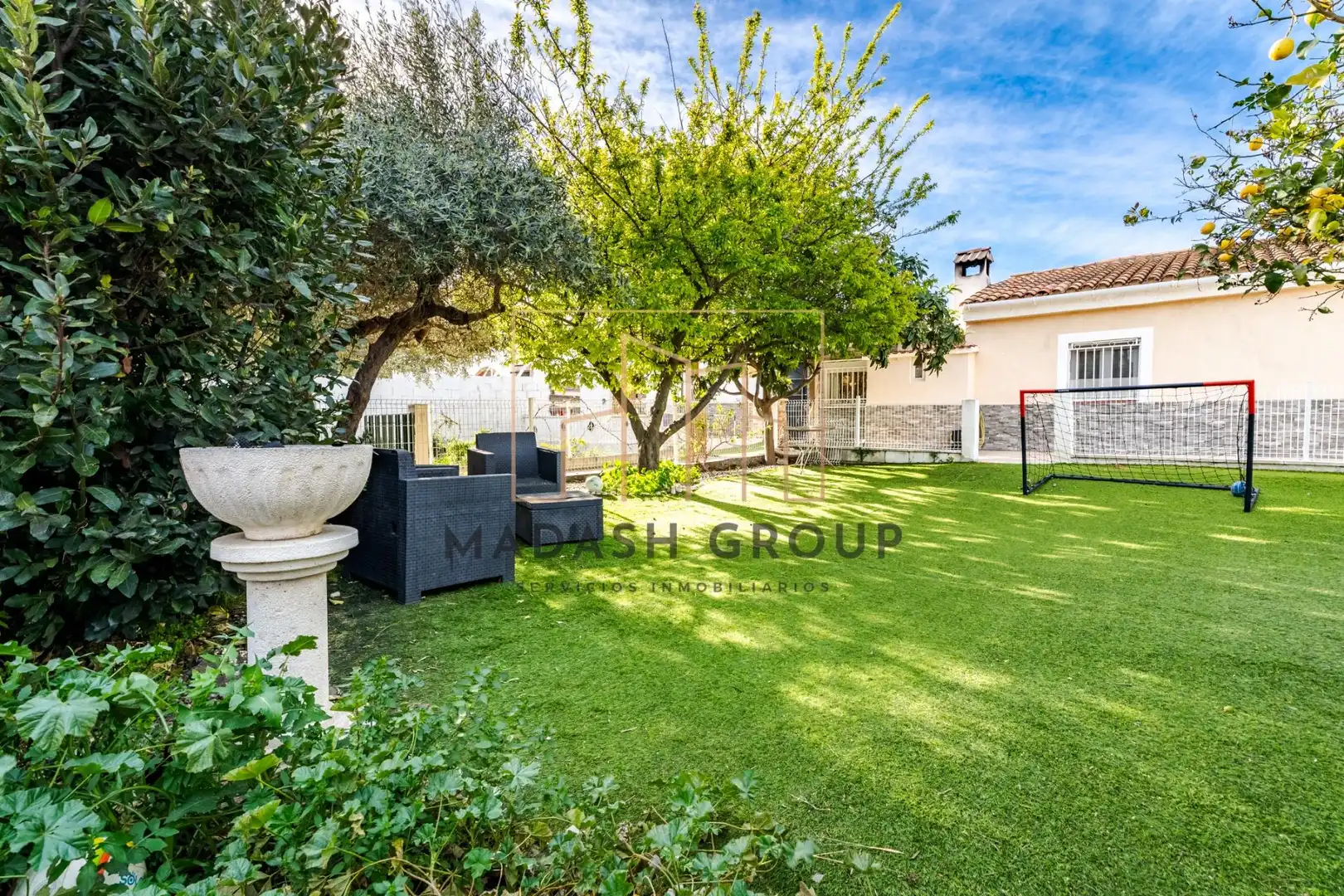 Jardín de Casa o chalet en venta en Mont-roig del Camp con Aire acondicionado, Trastero y Piscina