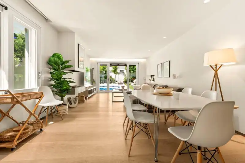 Dining room of Houses for rent in Marbella  with Air Conditioner, Private garden and Terrace