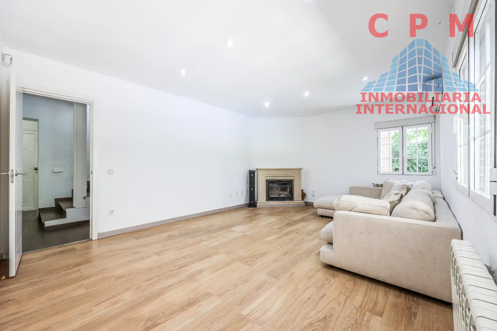 Wohnzimmer von Haus oder Chalet zur Miete in Pozuelo de Alarcón mit Klimaanlage, Heizung und Privatgarten