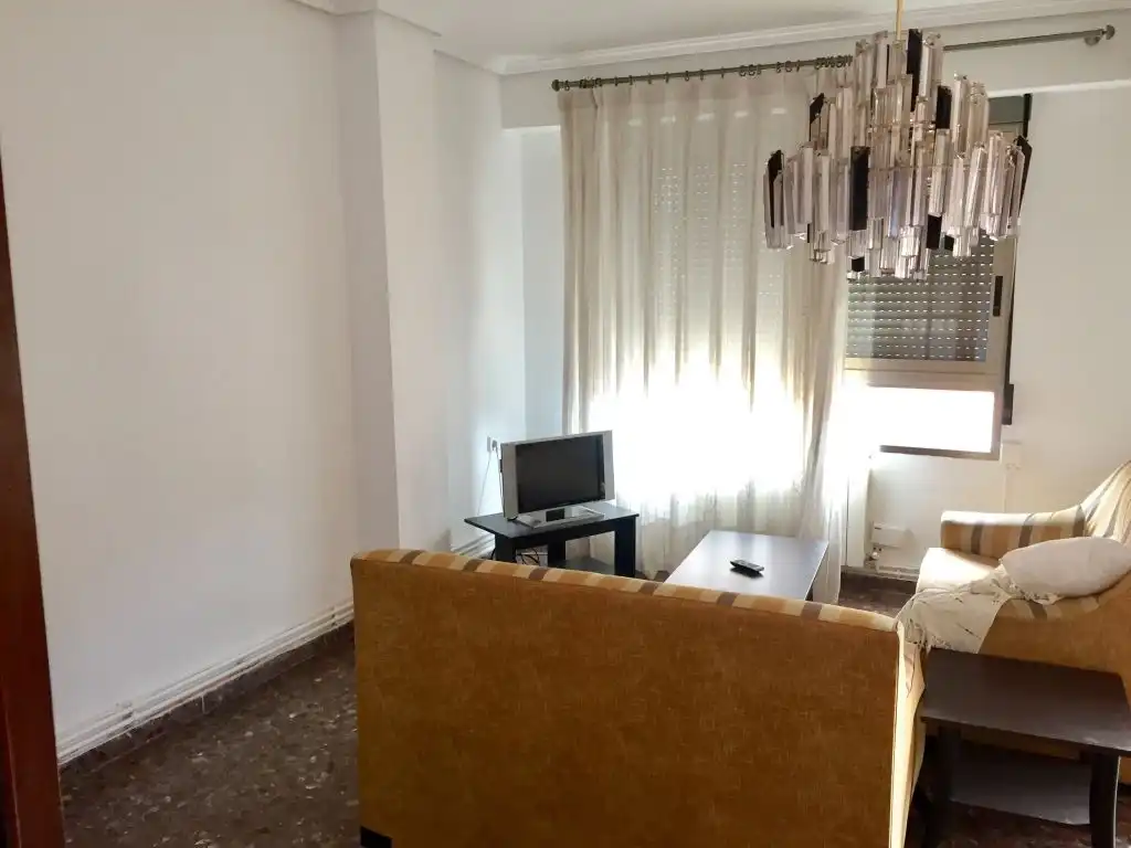 Wohnzimmer von Wohnung zur Miete in Valencia mit Klimaanlage, Heizung und Abstellraum