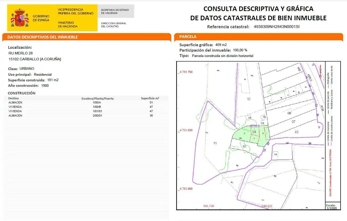 Houses for sale in Carballo  with Private garden