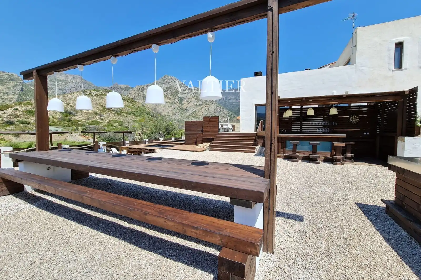 Terrassa de Casa o xalet en venda en Gandia amb Aire condicionat, Piscina i Moblat