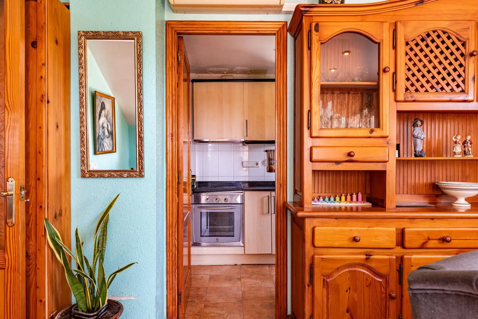 Küche von Maisonette zum Verkauf in Calafell mit Heizung, Privatgarten und Terrasse