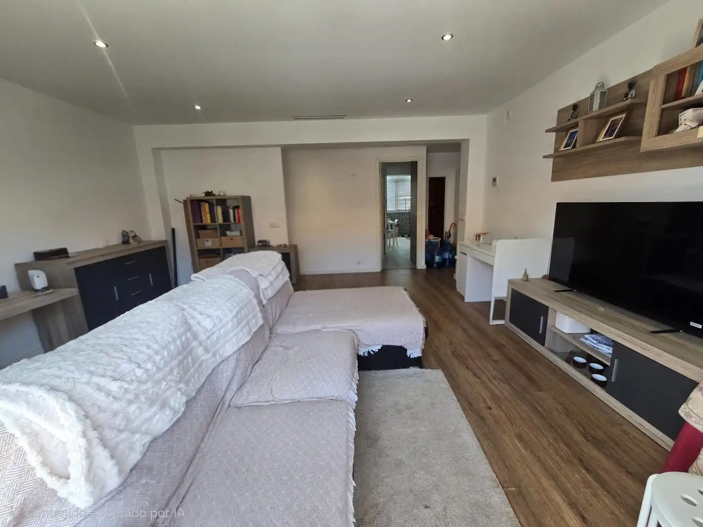 Sala de estar de Piso en venta en  Palma de Mallorca con Aire acondicionado, Parquet y Balcón