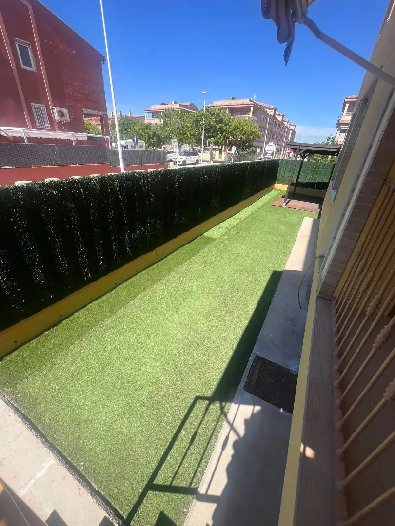 Terrasse von Wohnung zur Miete in Puçol mit Klimaanlage, Heizung und Privatgarten