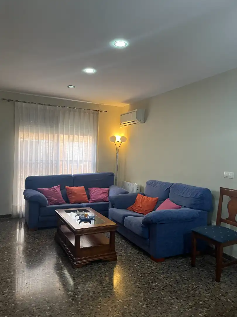 Living room of Flat for sale in Valencia  with Air Conditioner, Terrace and Storage room