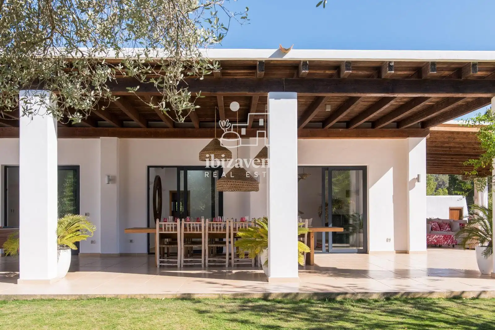 Jardín de Casa o chalet de alquiler en Santa Eulària des Riu con Aire acondicionado, Calefacción y Terraza