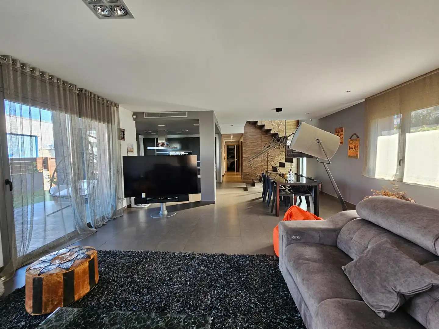Sala d'estar de Casa o xalet en venda en Vilablareix amb Aire condicionat i Calefacció