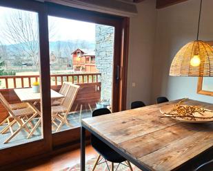 Dining room of Single-family semi-detached for sale in Fontanals de Cerdanya  with Heating, Parquet flooring and Terrace