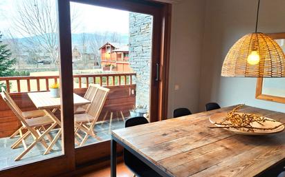 Dining room of Single-family semi-detached for sale in Fontanals de Cerdanya  with Heating, Parquet flooring and Terrace