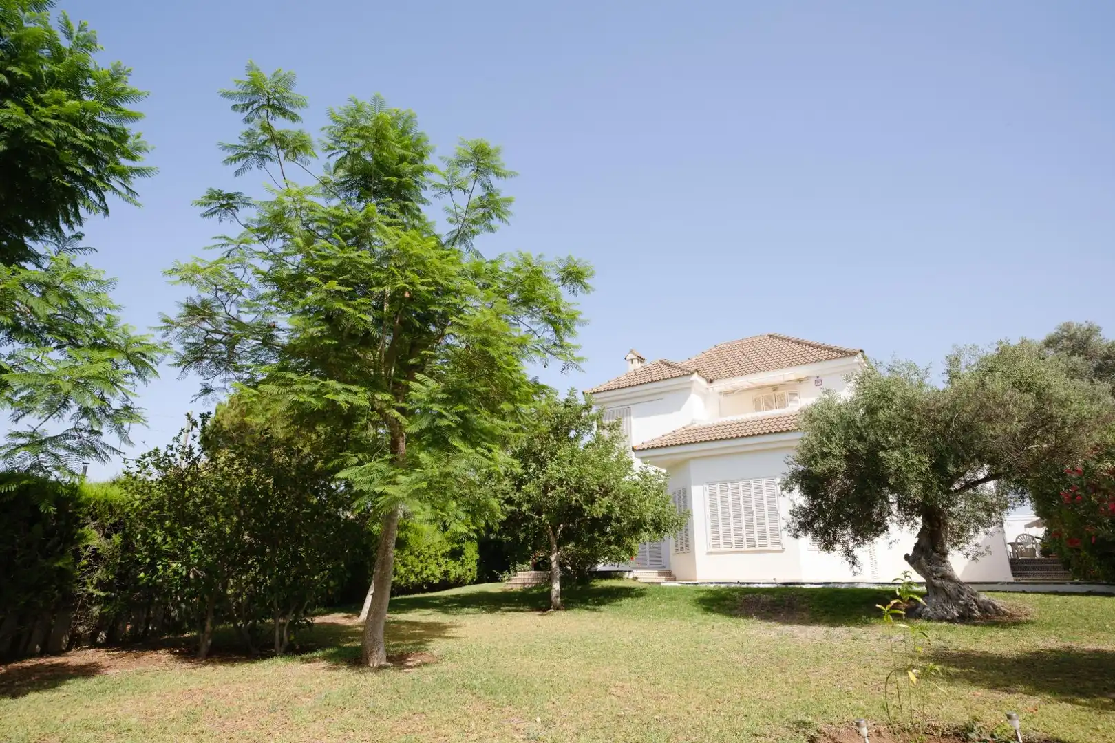 Jardín de Casa o chalet en venta en Alcalá de Guadaira con Aire acondicionado, Calefacción y Jardín privado
