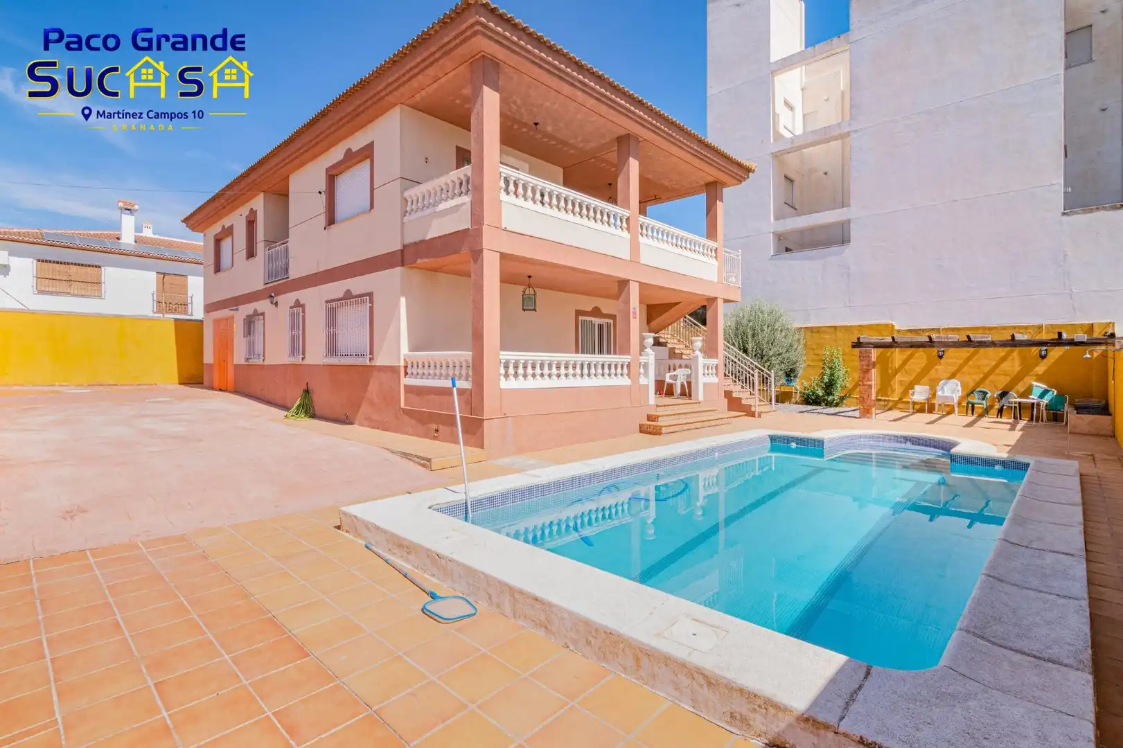 Piscina de Casa o chalet en venta en Láchar, Granada