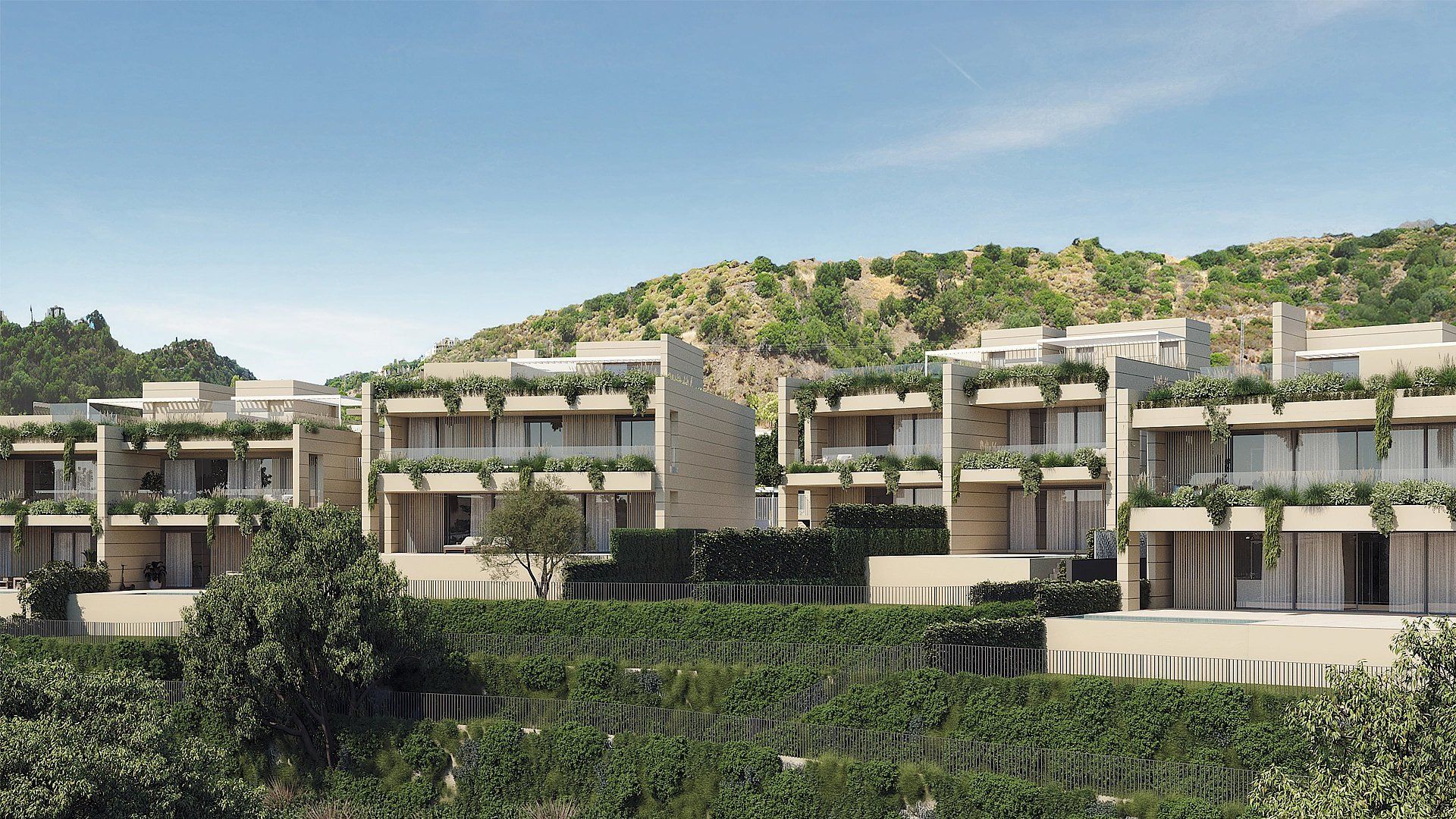 Vista exterior de Apartament en venda en Marbella amb Aire condicionat, Terrassa i Piscina