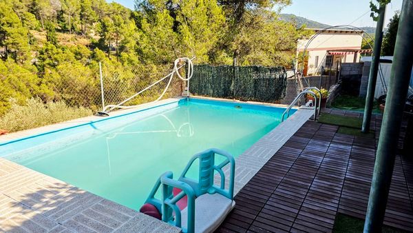 Piscina de Casa o xalet en venda en Olesa de Bonesvalls amb Calefacció, Jardí privat i Terrassa