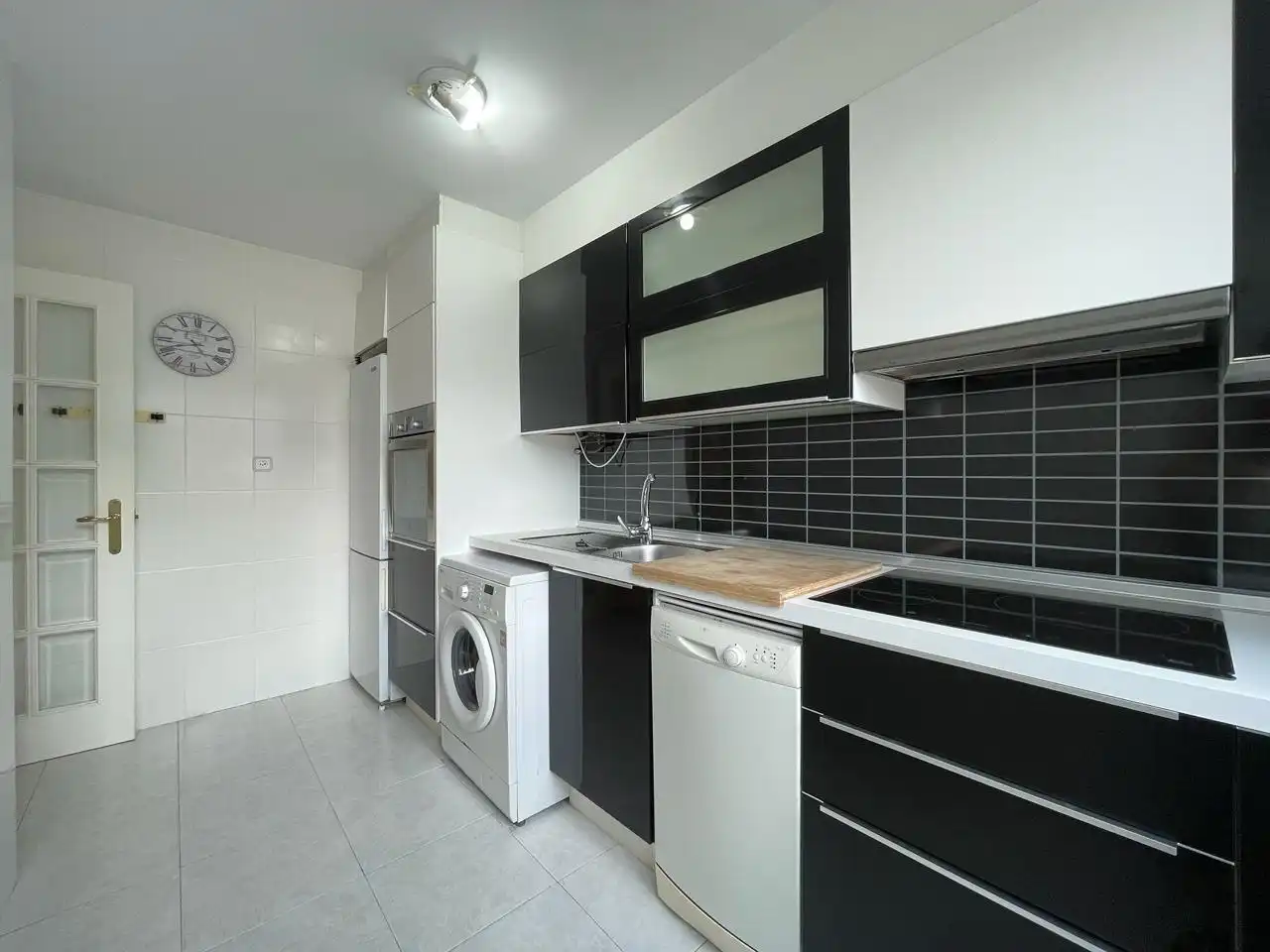 Cocina de Apartamento en venta en A Coruña Capital  con Calefacción, Parquet y Terraza
