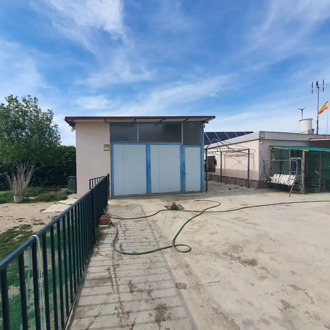 Vista exterior de Finca rústica en venta en Osera de Ebro con Calefacción, Terraza y Amueblado