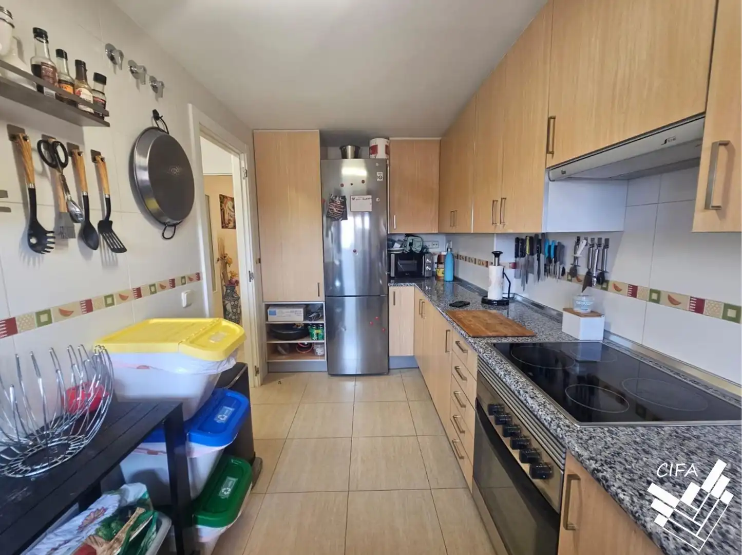 Cuina de Apartament en venda en San Jorge / Sant Jordi amb Aire condicionat, Calefacció i Jardí privat