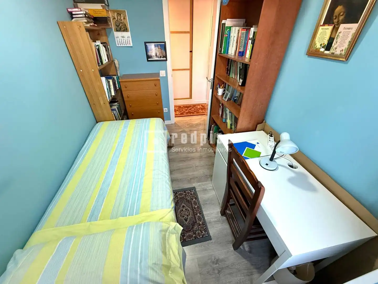 Bedroom of Flat for sale in Madrid  with Air Conditioner, Heating and Private garden