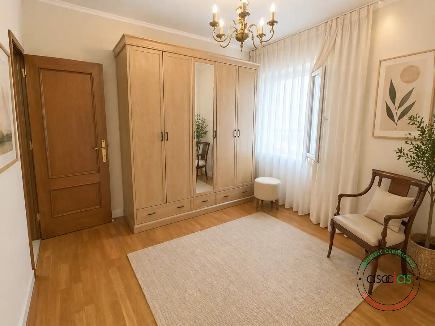 Schlafzimmer von Wohnung zum Verkauf in Gijón  mit Heizung