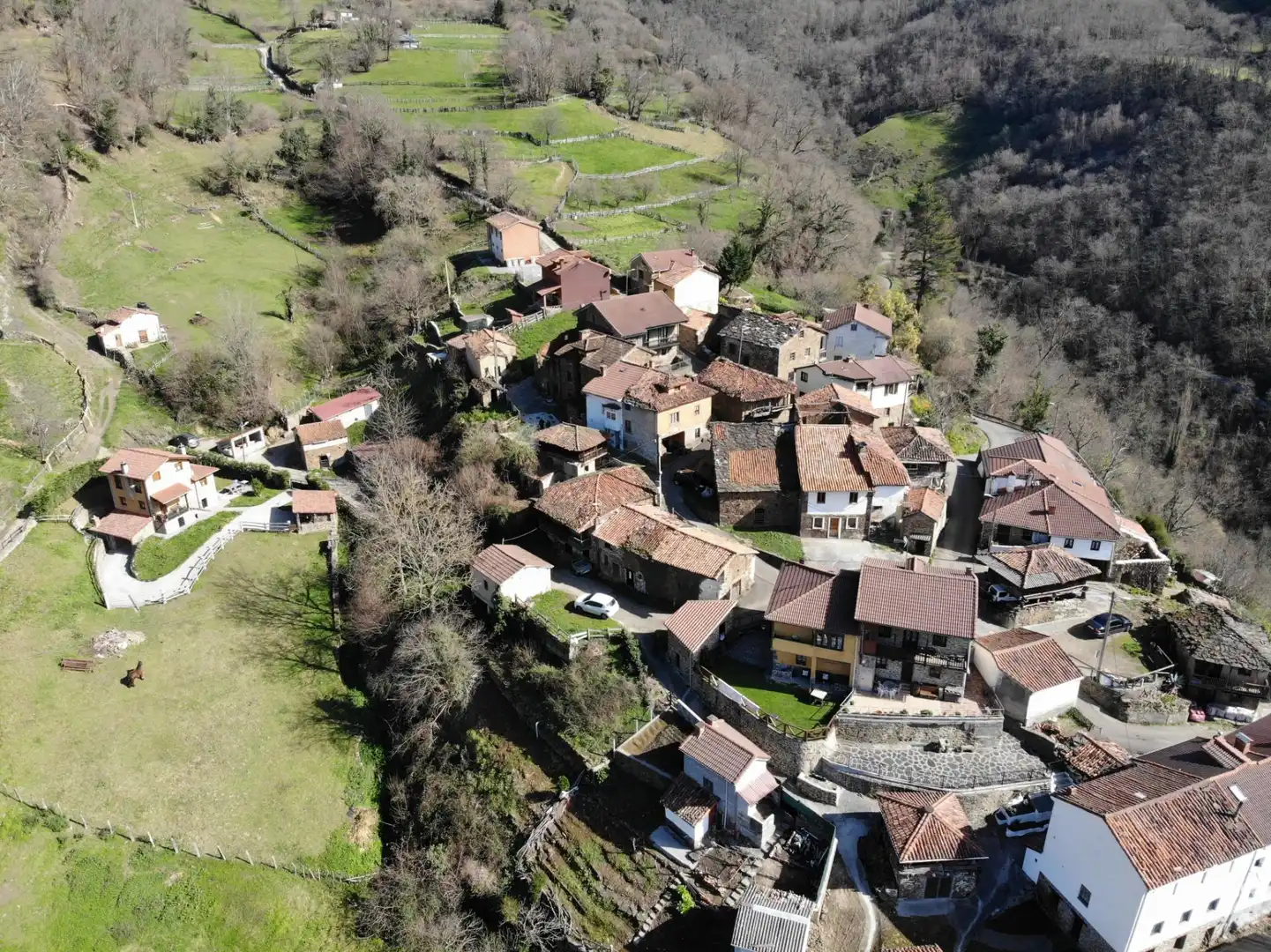 Exterior view of Houses for sale in Aller  with Private garden and Storage room