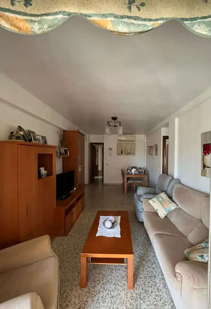 Living room of Flat for sale in Málaga  with Air Conditioner, Heating and Terrace