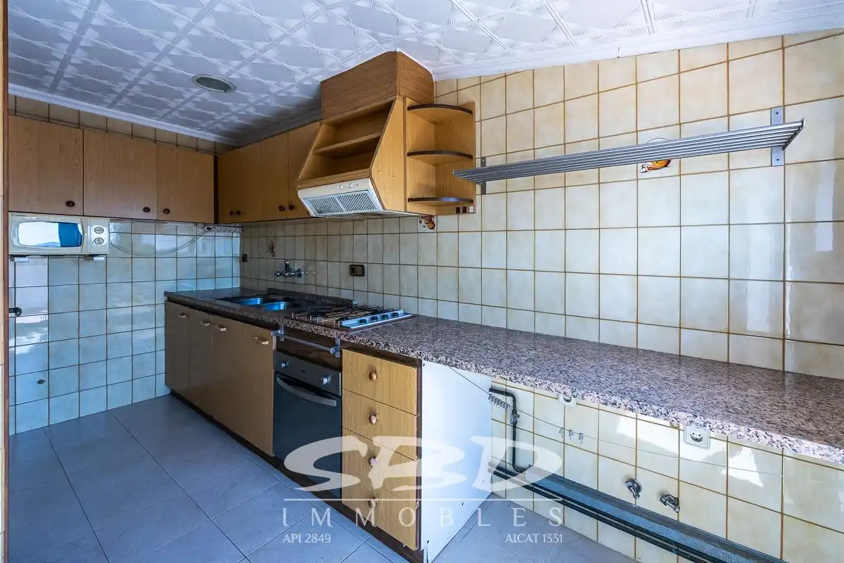 Cocina de Ático en venta en Sabadell con Calefacción y Terraza