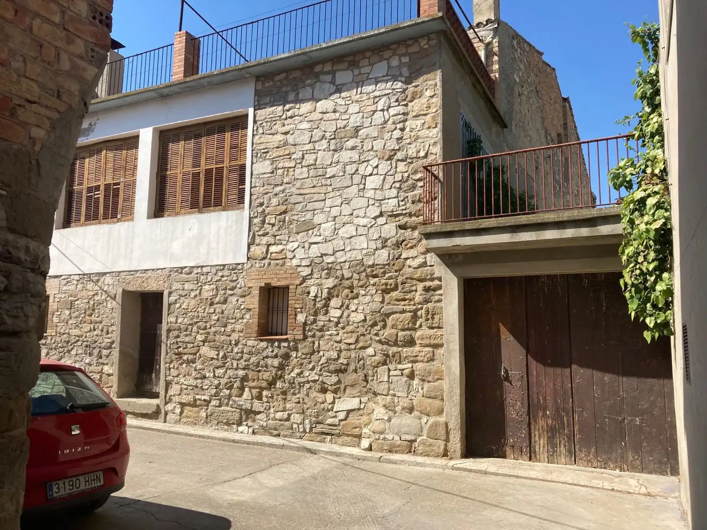 Vista exterior de Casa o chalet en venta en Bellcaire d'Urgell con Jardín privado