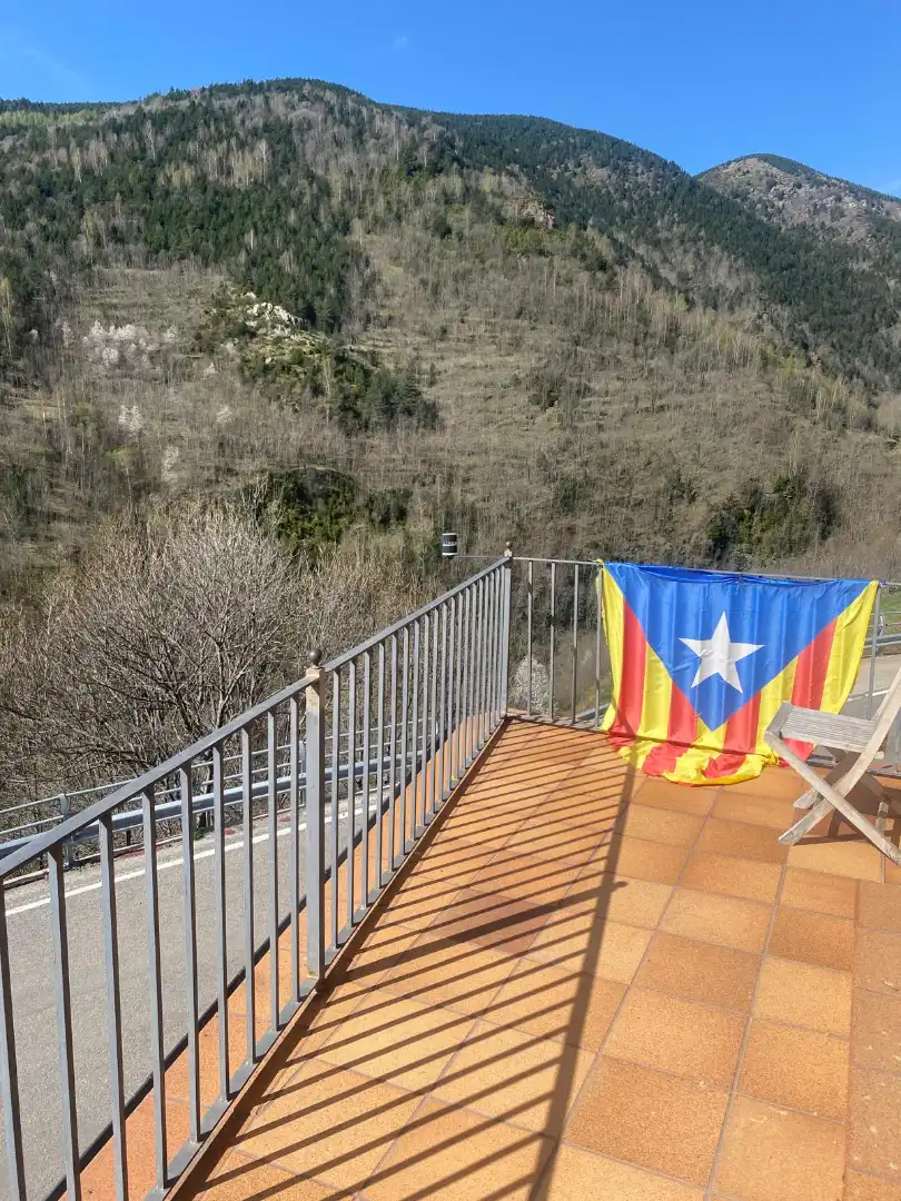 Balcony of Houses for sale in Vilallonga de Ter  with Heating, Private garden and Parquet flooring
