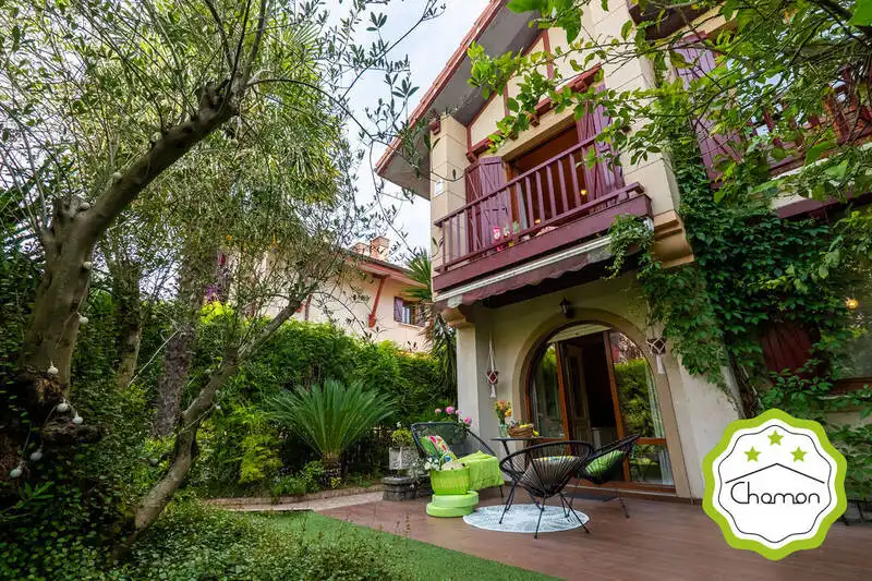 Terraza de Casa o chalet en venta en Arrigorriaga con Jardín privado