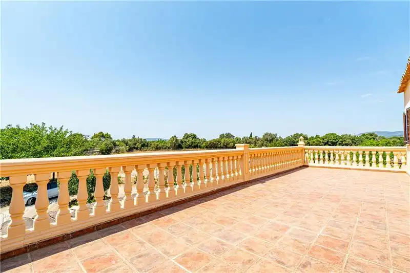 Terrassa de Finca rústica en venda en Binissalem amb Aire condicionat, Jardí privat i Terrassa