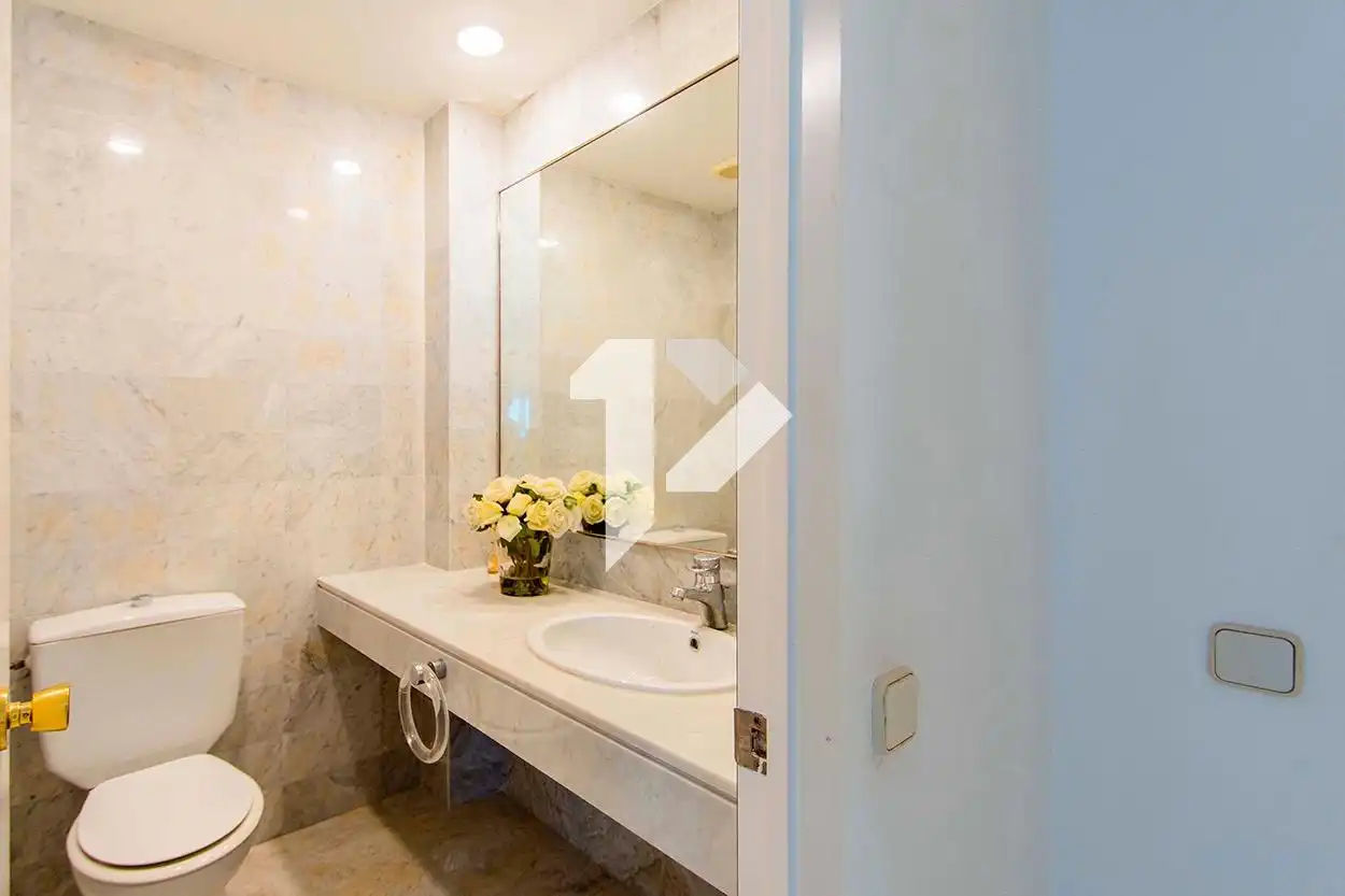Bathroom of Houses for sale in Castelldefels  with Private garden, Terrace and Community pool