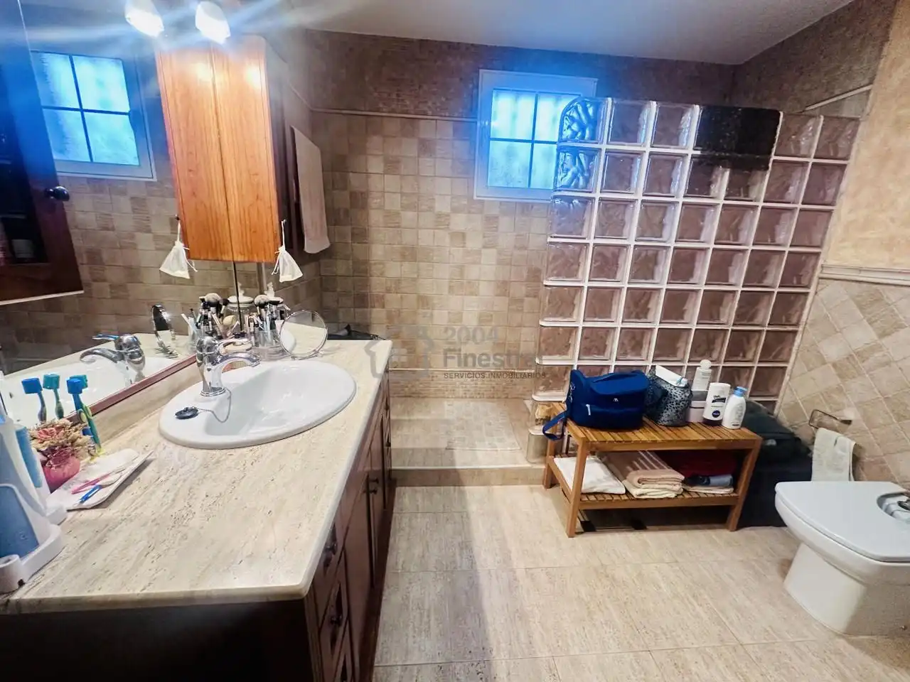Baño de Casa o chalet en venta en Finestrat con Aire acondicionado, Jardín privado y Terraza