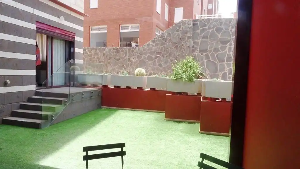 Terraza de Piso de alquiler en Las Palmas de Gran Canaria con Jardín privado, Terraza y Amueblado